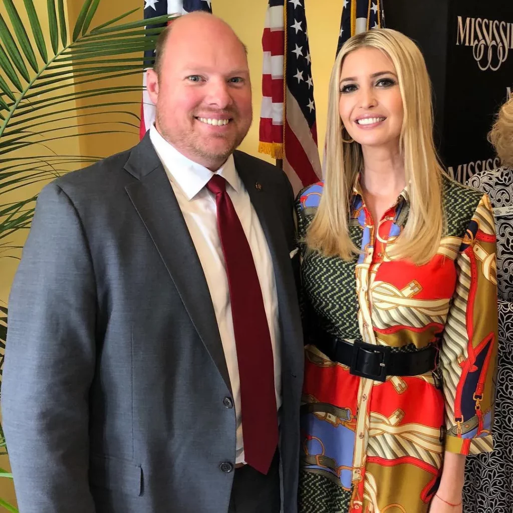 Joel Carter and Ivanka Trump